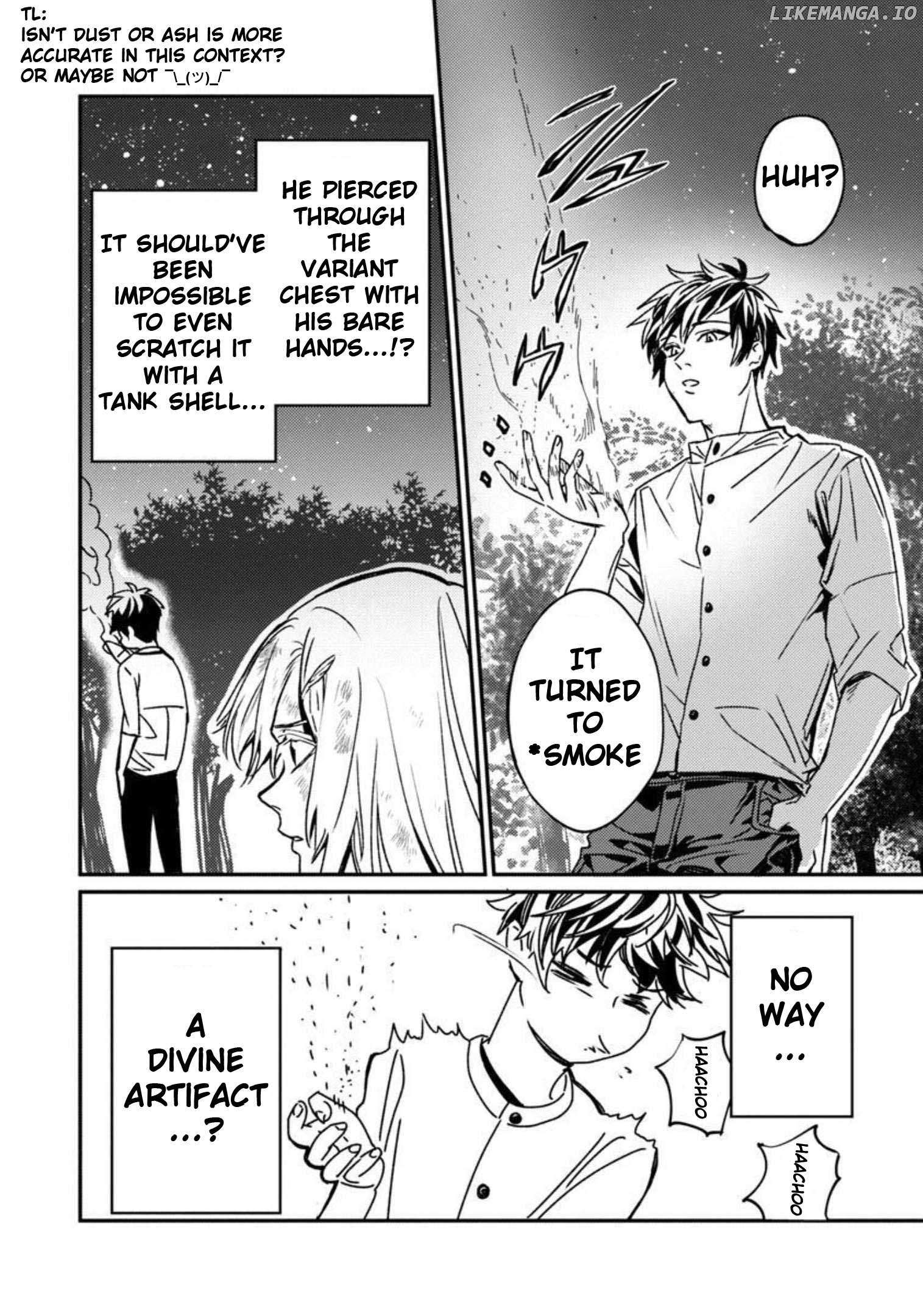 A middle-aged man who returns from another world goes back to when he was 17 and becomes unbeatable Chapter 2 page 35