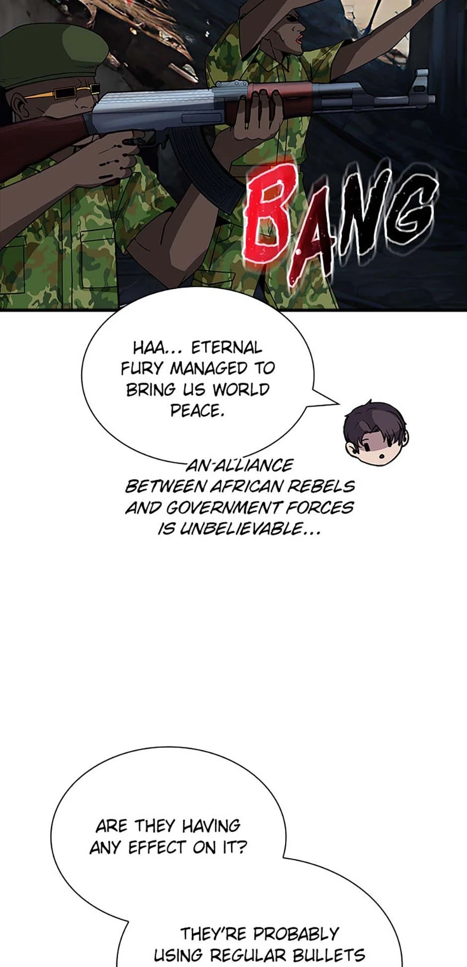I have an SSS-rank Trait, but I want a Normal Life Chapter 117 page 38