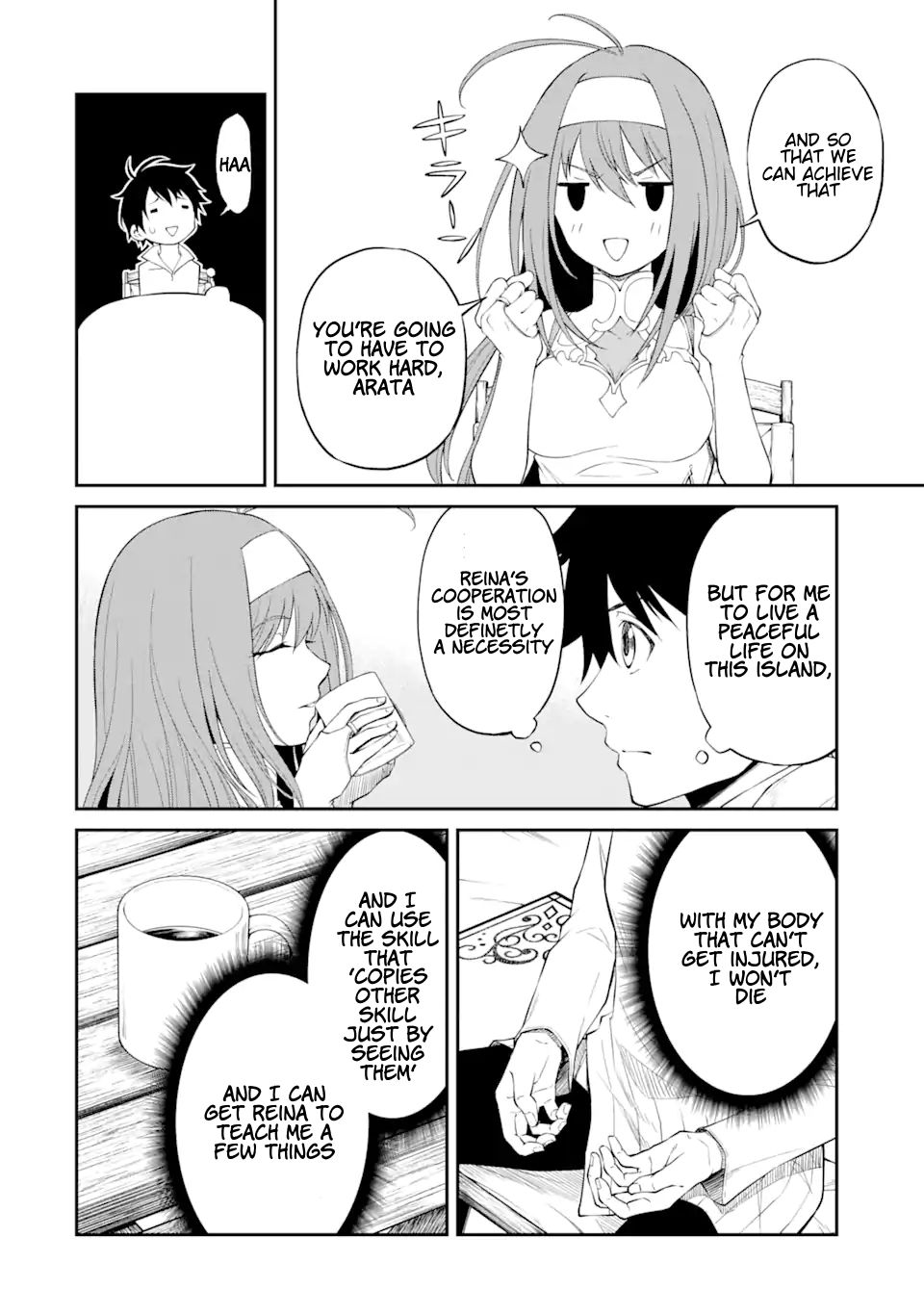 I Was Reincarnated on an Island Where the Strongest Species Live So I Will Enjoy a Peaceful Life on This Island Chapter 2.4 page 7