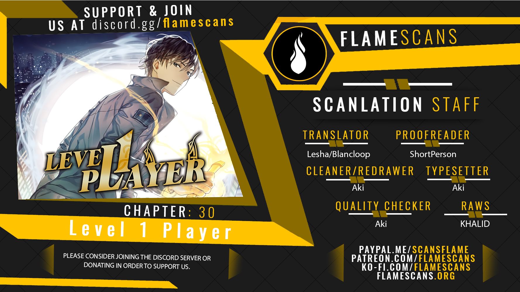 Level 1 Player Chapter 30 page 0