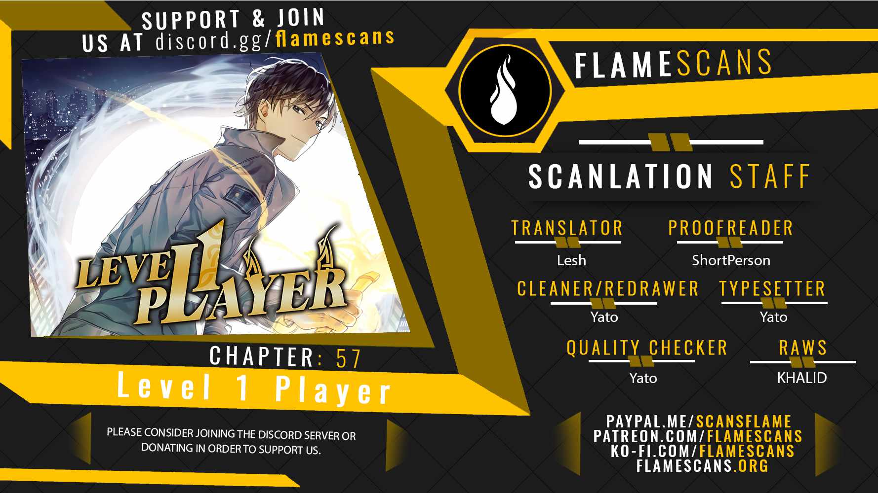 Level 1 Player Chapter 57 page 1