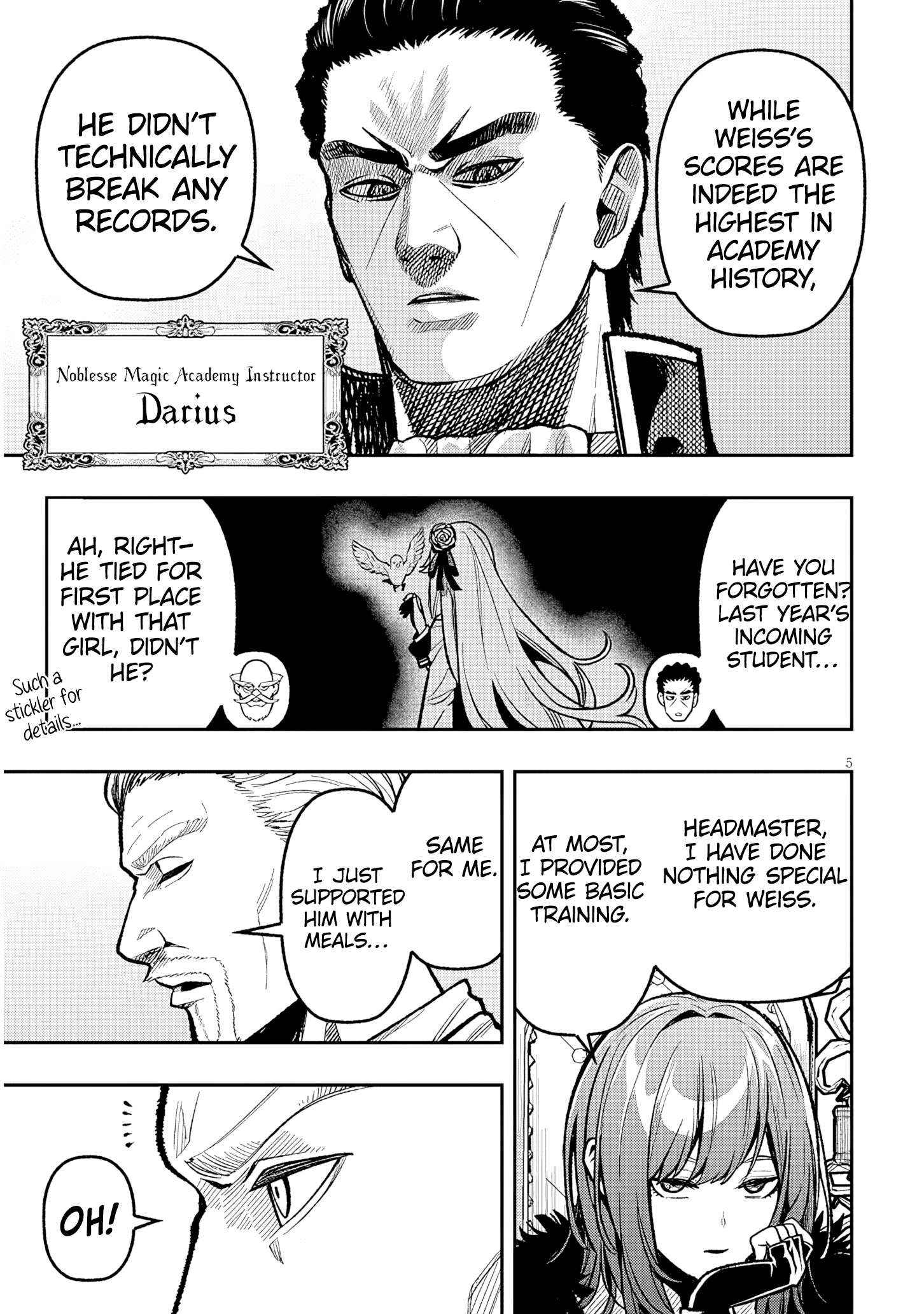 Reincarnated as the lazy and villainous noble, I broke the scenario and became the most formidable with extraordinary magic Chapter 7 page 5