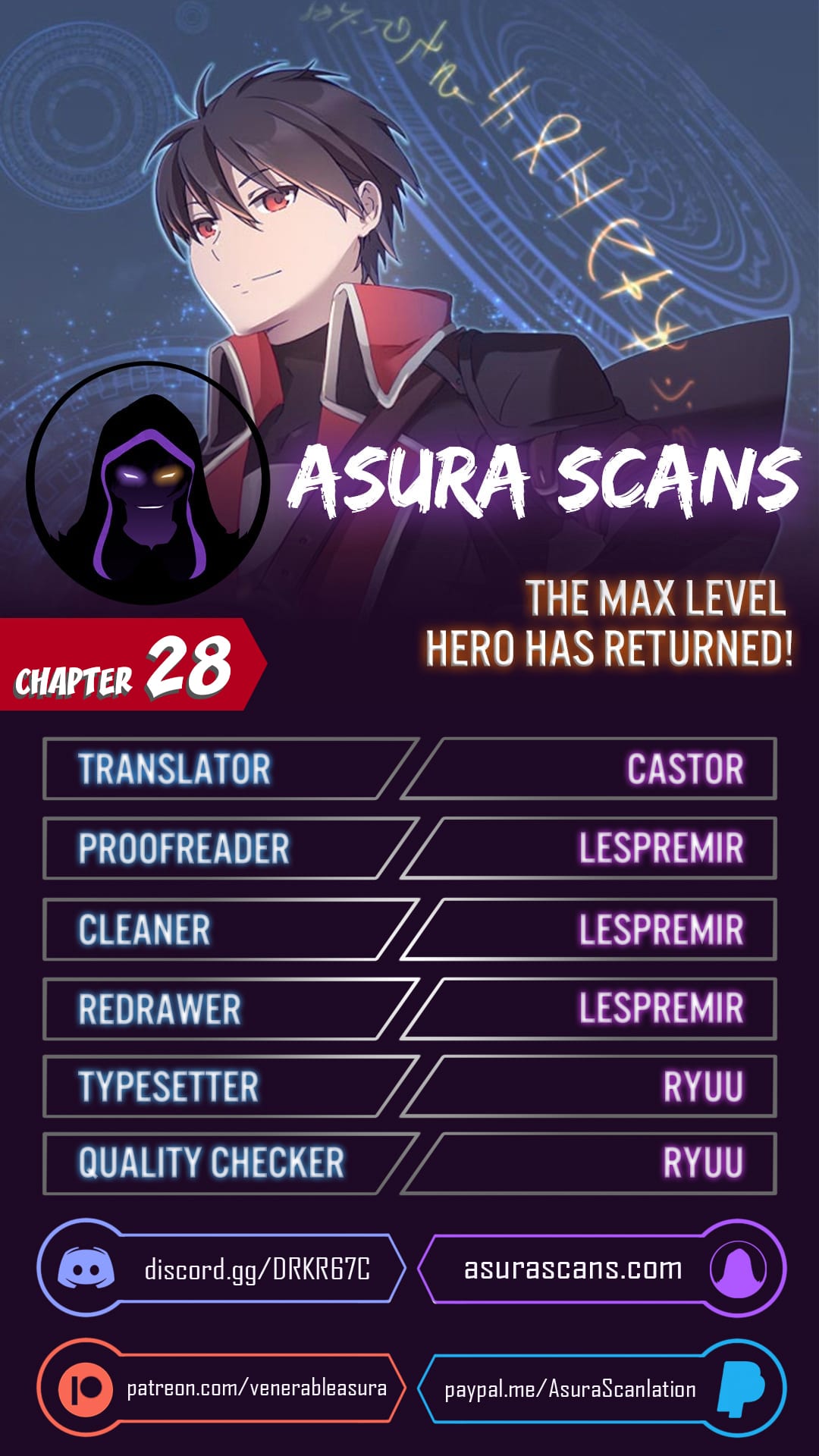 The MAX leveled hero will return! chapter 28 page 0