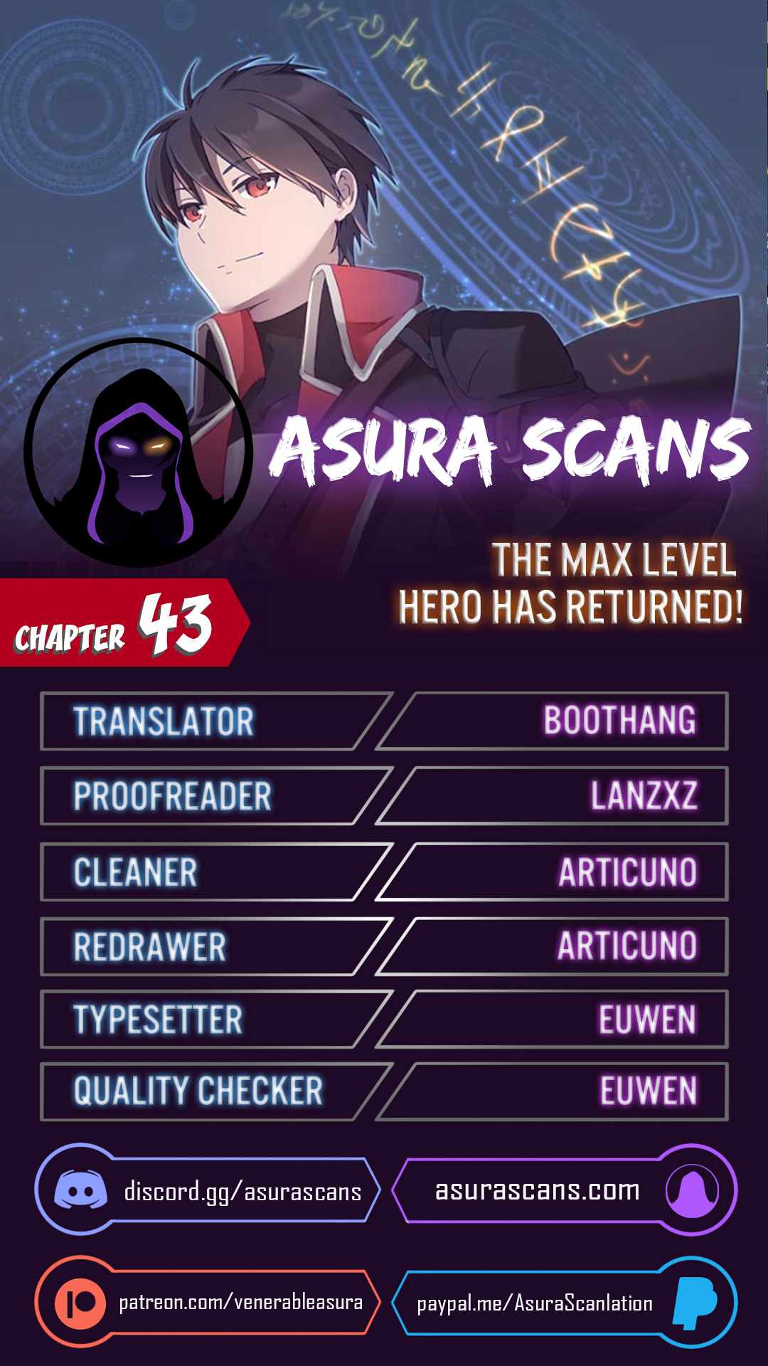 The MAX leveled hero will return! chapter 43 page 0