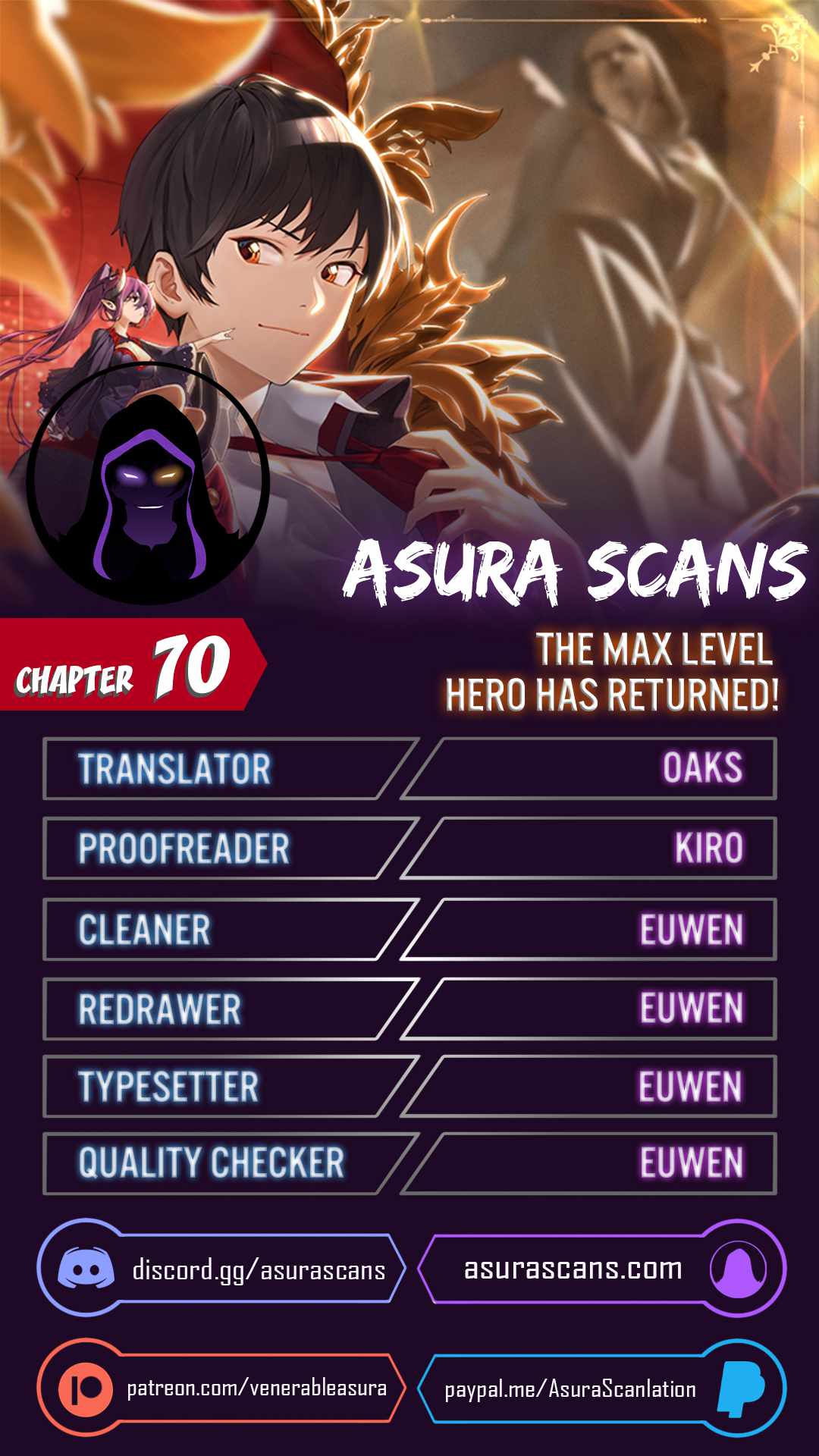 The MAX leveled hero will return! Chapter 70 page 0