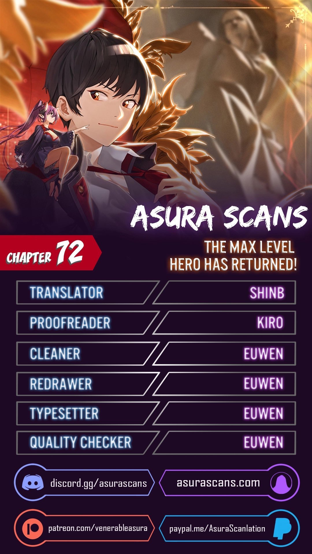 The MAX leveled hero will return! Chapter 72 page 0