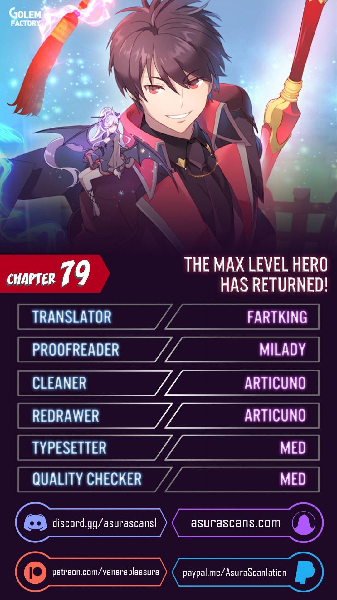 The MAX leveled hero will return! Chapter 79 page 0